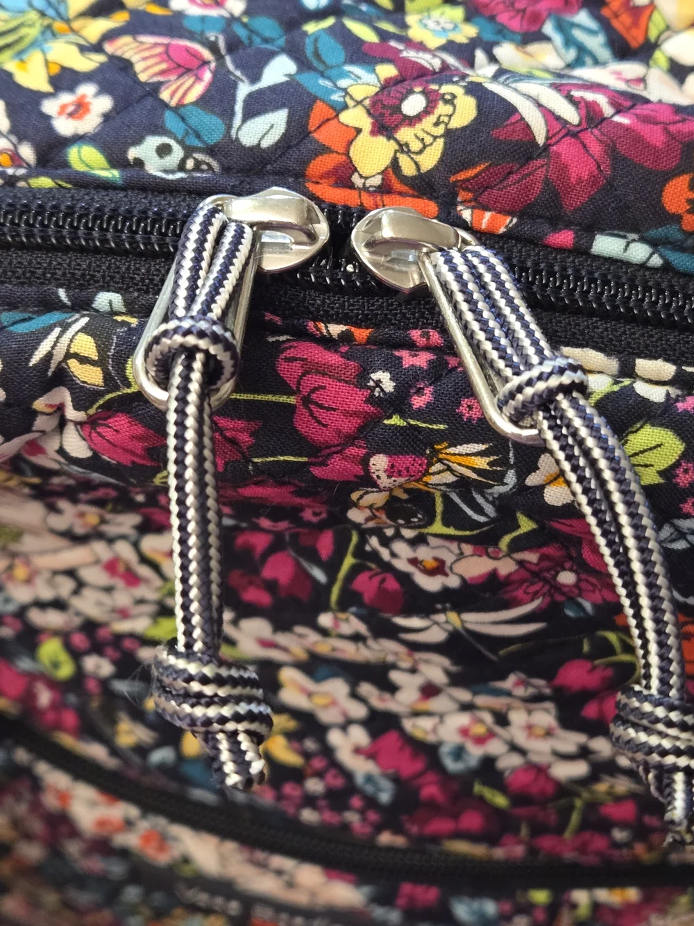 Vera Bradley Quilted Cotton Backpack - Retired Itsy Ditsy Floral Print
